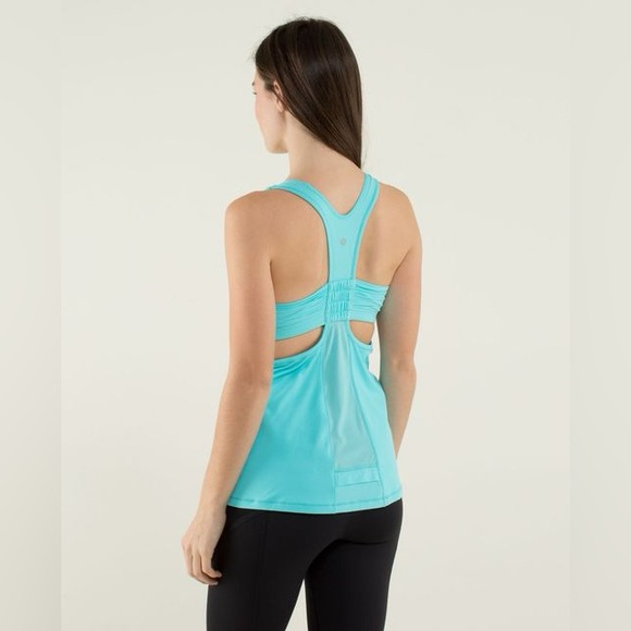Lululemon Tone It Tank Angel Blue Size 12 - Picture 1 of 8